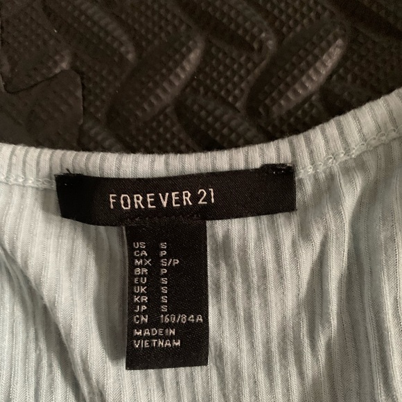 forever 21 deep v neck long sleeve, size small - Picture 3 of 4